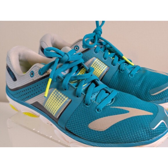 Brooks Pureflow 4 Women’s 10 B Turquoise White Running 1201801B358 - Picture 4 of 10